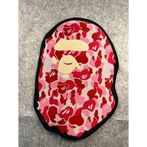 Bape Big Head Pink Rug Non Slip Back